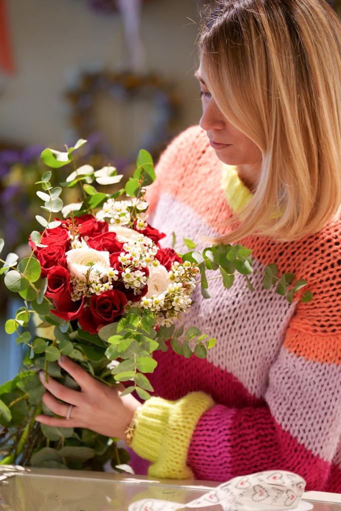 Bouquet Valentine-Fiori freschi